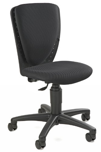 Topstar 70570BB00 Kinder und Jugenddrehstuhl, High Scool, Bezugsstoff, schwarz