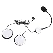 Waterproof Motorcyle Stereo Interphone Helmet Bluetooth Intercom Headset, up to 3 Riders 500m