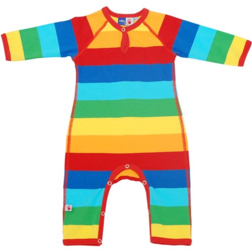 Rainbow Striped Romper Suit 6-9m (68)