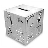 Personalized Chrome Alphabet Bank with Free Engraving & Shipping
