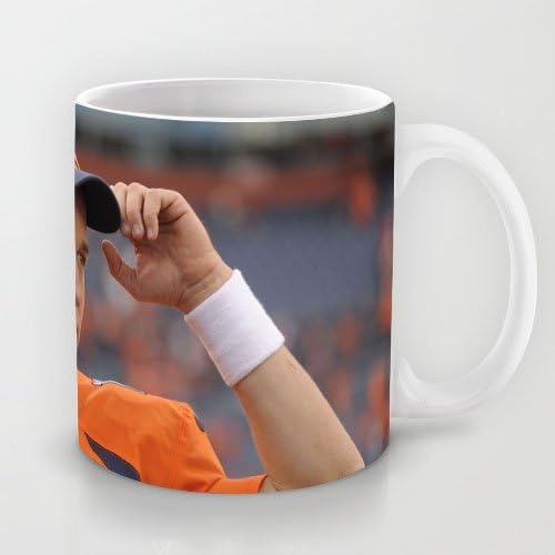 Uique Gift Choice - White 11 oz Classic White Ceramic Mugs Cutom Design with Peyton Manning American Football Quarterback Denver Broncos Coffee Mugs/Tea Mugs/Drink Cups - Dishwasher and Microwave Safe