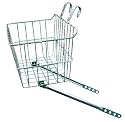 Wald 14X9X7- Inch Front Drop Top Basket, Sliver