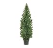 6' Artificial Cedar Pine Piral Topiary Tree