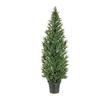 6' Artificial Cedar Pine Piral Topiary Tree