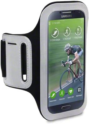 Samsung Galaxy S4 Shocksock Reflective Sports Armband (Black)