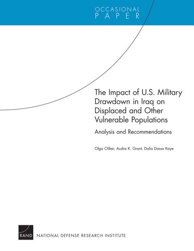 The Impact of U.S. Military Drawdown in Iraq on Displaced and Other Vulnerable Populations: Analysis and Recommendations
