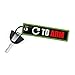KEYTAILS Keychains, Premium Quality Key Tag for Motorcycle, Car, Scooter, ATV, UTV [Turn to Arm]