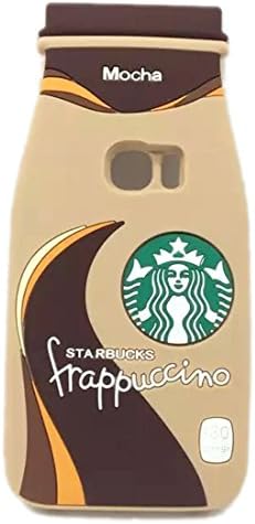 Galaxy S6 Edge Case Silicone,Galaxy S6 Edge 3D Cartoon Cases,WGOOD Cute Lovely Tea Milk Bottle Soft Gel Rubber Silicone Protection Skin Case Cover for Samsung Galaxy S6 Edge