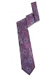 Dawning Woven Tie in navy, deep pink