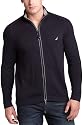 Nautica Sportswear Men's Solid Full-Zip Cardigan Sweater