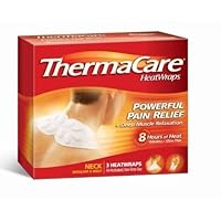 ThermaCare Air-Activated Neck, Shoulder and Wrist HeatWraps, Powerful Pain Relief Plus Deep Tissue Relaxation - NEW shape for improved fit - 9 HeatWraps