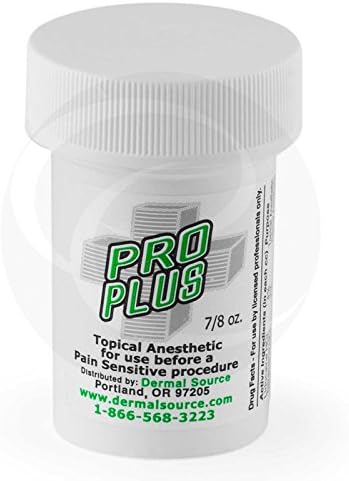Lidocaine Pro Plus Tattoo Numbing Topical Anesthetic Cream Gel - 7/8 oz