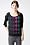 3/4 Sleeve Boatneck Reverse Argyle Sweater