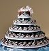 Dress My Cupcake Isabella Extra Large 5-Tier Round Cardboard Cupcake Tower, Holds 300 Cupcakes! - Stands, Displays, Trees for Cakes & Desserts