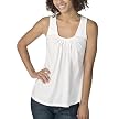 Juniors' Mossimo Supply Co. Pleated Tank - True White