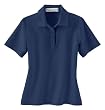 Ladies' Poly Stretch Woven Polo Shirt