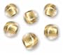 Artistrywear Art Glass Beads-Gold Circles 6/Pkg