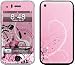 Her Abstraction Design Protective Skin Decal Cover Sticker for Apple 3G iPhone