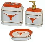 Sporting Goods : NCAA Texas Longhorns 3-Piece Bathroom Gift Set