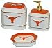 NCAA Texas Longhorns 3-Piece Bathroom Gift Set