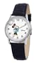 Disney Men's D062S001 Minnie Mouse Black Leather Strap Watch
