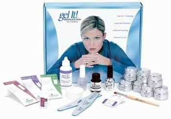 Ez Flow Gel It UV Gel Kit Acrylic Wraps Nails Tips