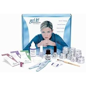 Ez Flow Gel It UV Gel Kit Acrylic Wraps Nails Tips