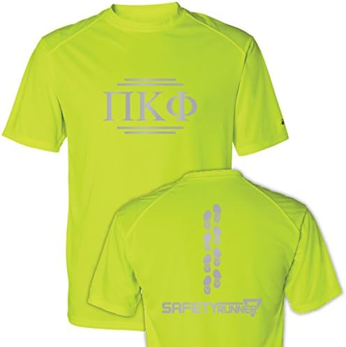 Pi Kappa Phi Men's SafetyRunner Performance T-shirt (large, safety yellow)