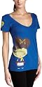 Harajuku Lovers Junior's "Snow Music" V-Neck T-Shirt