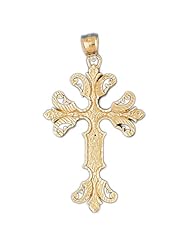 CleverEves 14k Gold Pendant Cross 7.9 - Gram(s)
