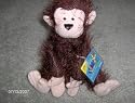 Webkinz Monkey - First Edition with No Magic W - New with Sealed Tag and Unused Code