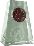 Alabama Crimson Tide unsigned Tapered Crystal With Certified Authentic Jersey Display
