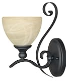 IMAGE OF Designers Fountain 82807-BNB Del Amo 1 Light Sconces in Burnished Bronze