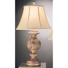 Fine Art Lamps European Crossroads 523310 Table 30 Table Lamp 1 Light 150w in Antiqued... by Fine Art Lamps