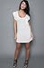 RVCA The Valor Scoop Neck Jersey Dress in Vintage White,Dresses for Women