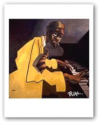Piano Man (mini) by Justin Bua 11.875"x9.5" Art Print Poster