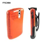 iStyleHQ TPU Case and Belt Clip for BlackBerry Curve 8300 (Orange)