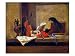 Musical Instruments and a Parrot Stretched Canvas Poster Print by Jean-Baptiste Simeon Chardin, 18x24