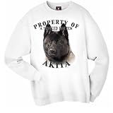 Akita BLACK Property Of Adult Sweatshirt