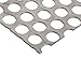 OnlineMetals A36 Carbon Steel Perforated Sheet, Unpolished (Mill) Finish, Hot Rolled, Staggered 0.5
