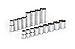 TEKTON 11601 3/8-Inch Drive Socket Set, Metric, 21-Piece