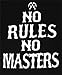 Sons Of Anarchy No Rules No Masters Samcro SOA Officially Licensed Adult T-Shirt