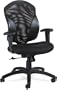 Global 19514 Tye Mesh Management Series Mid-Back Swivel/Tilt Chair, Black