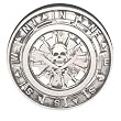 Rock Rebel Accessory PIRATE SPINNER Belt-Buckle