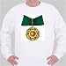 Sweatshirt with Italy, decorative, diamond, artificial, gold, Europe, ornament X-Large White