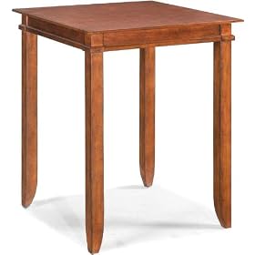 Jamaican Bay Square Bistro Table - Soft Mahagony by Home Styles