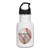 Kid's Water Bottle Baseball Equals Life