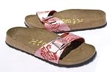 Birkenstock Madrid Silk Flowers Red