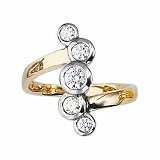 1/2ct tw diamond contemporary right hand ring (18K Gold)