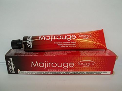 L'Oreal Professional Majirouge Ionene G Incell Permanent Creme Hair Color - 1.7 Fl. Oz. Tubes - Shade Selection: 3,20 Intense Dark Burgundy Brown